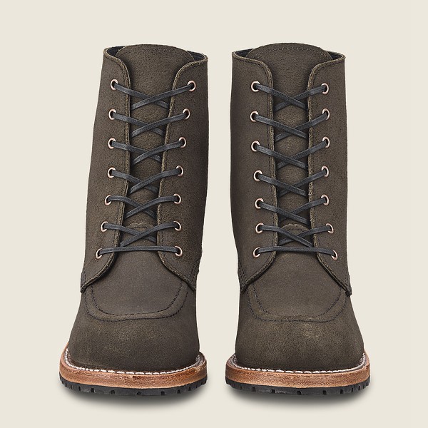 Botas Red Wing Heritage Mujer Grises Oscuro - Clara - Heeled Acampo Cuero - 678-JQZCFM